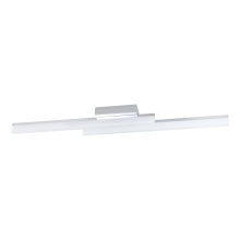 Eglo 206023A - Integrated LED Ceiling Light with Chrome Finish & Satin Shade