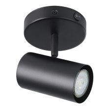 Eglo 206041A - 1 LT Fixed Track Light w/ Black Finish & Black Lamp Head