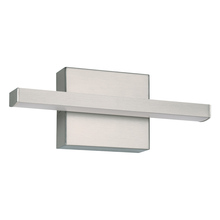Eglo 206225A - 1 LT LED Bath/Vanity Light w/ Matte Nickel Finish & White Acrylic Diffuser