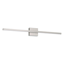 Eglo 206227A - 1 LT LED Bath/Vanity Light w/ Matte Nickel Finish & White Acrylic Diffuser