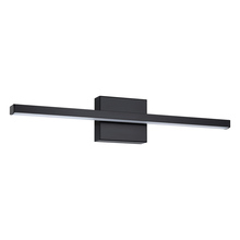 Eglo 206229A - 1 LT LED Bath/Vanity Light w/ Black Finish & White Acrylic Diffuser