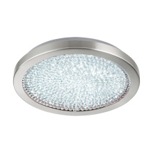 Eglo 32047A - 1 LT LED Ceiling Light w/ Matte Nickel Finish & Clear Glass w/ Glass Crystal Stones