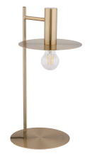 Eglo 900734A - 1 LT Table Lamp w/ Brushed Gold Finish & Brushed Gold Disc Shade