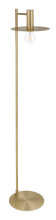 Eglo 900735A - 1 LT Floor Lamp w/ Brushed Gold Finish & Brushed Gold Disc Shade