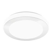 Eglo 95283A - Integrated LED Ceiling Light w/ Chrome Finish & White Acrylic Shade