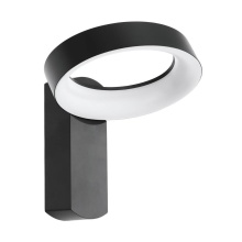 Eglo 97307A - 1 LT LED Outdoor Wall Light w/ Black Finish & White Acrylic Diffuser