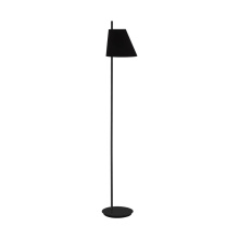 Eglo Canada 99015A - 1 LT Floor Lamp w/ a Black Finish & Black Fabric Shade