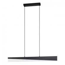 Eglo Canada 99562A - 1 LT Integrated LED Linear Pendant w/ Black Finish & White Acrylic Shade