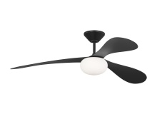 Visual Comfort 3DPSM58MBKD - Drape Smart 58 LED - Midnight Black