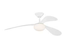 Visual Comfort 3DPSM58RZWD - Drape Smart 58 LED - Matte White